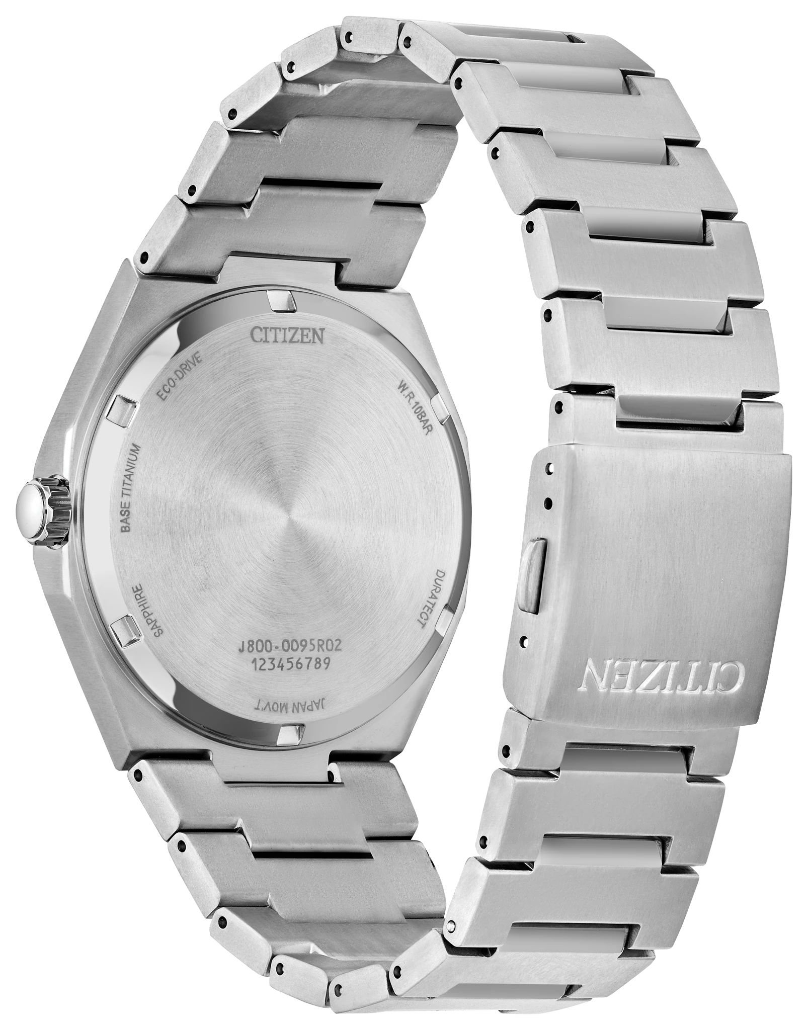 Zenshin Three-Hand Blue Dial Super Titanium Bracelet AW0130-85L